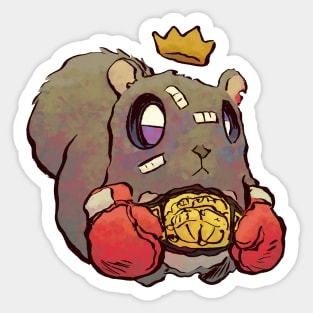 Champion Squirrel Sticker